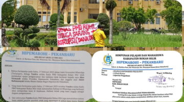 Takut Kedoknya Terbongkar, Kadis PMK Rohil Ancam Mahasiswa, Berujung Laporan Kepolisi