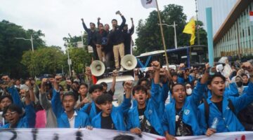 Tidak Ada Provokator, Aksi Demo 1 Tahun Pemerintahan Prabowo-Gibran Berjalan Aman