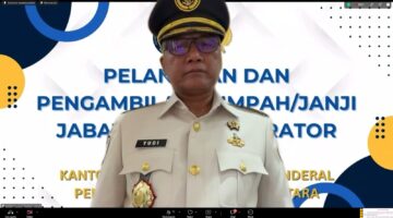 Yudi Suseno Lantik Pejabat Administrator, Tekankan Komitmen Kerja dan Anti Zona Nyaman