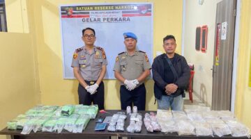 Polres Kepulauan Meranti Gagalkan Peredaran 27 Kg Sabu Jaringan Internasional, Dua Kurir Ditangkap di Perairan Selat Akar
