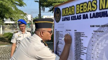 Ikrar Zero Halinar, Lapas Labuhan Ruku Tegaskan Komitmen Berantas Narkoba, HP Ilegal, dan Pungli