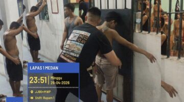 Lapas Kelas I Medan Intensifkan Razia Blok Hunian, Wujudkan Lingkungan Pemasyarakatan Bersih dan Aman