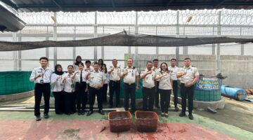 Panen Raya Lele 250 Kg, Lapas Kelas I Medan Optimalkan Program Ketahanan Pangan dan Pembinaan Kemandirian